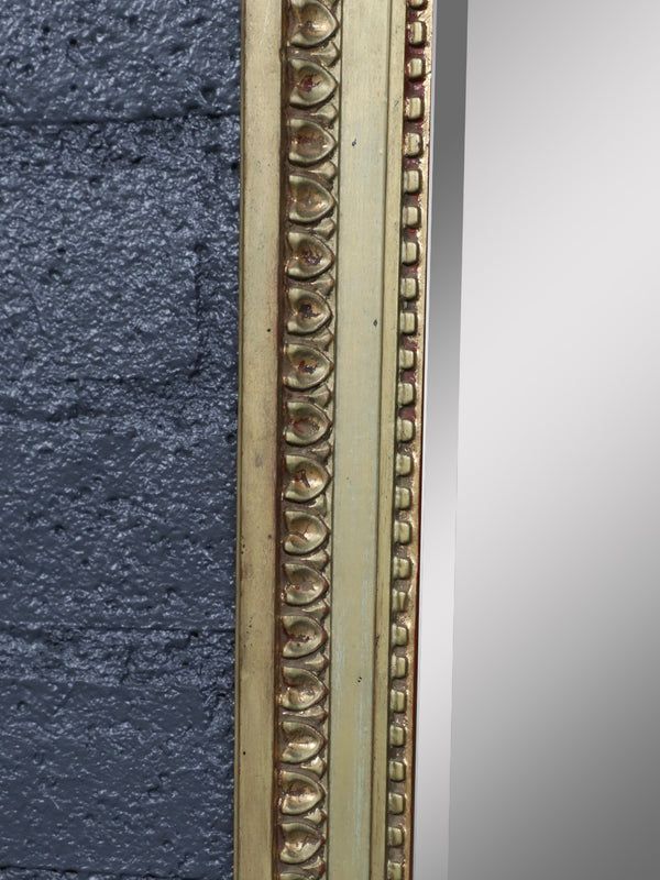 Italian Neoclassical Style Giltwood Mirror w/ Corner Rosettes, c.1950’s