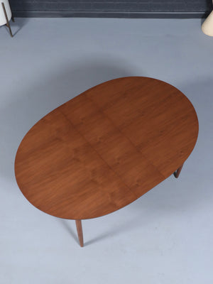 Expanding Mid-Century Modern Walnut Dining Table, c.1960’s