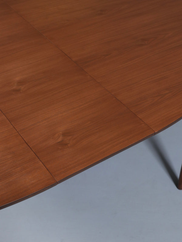 Expanding Mid-Century Modern Walnut Dining Table, c.1960’s