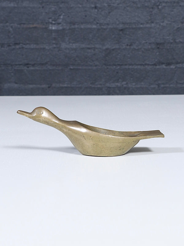 Mid-Century Modern Brass Duck Tray, c.1960’s