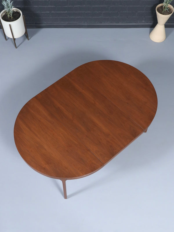 Expanding Mid-Century Modern Walnut Dining Table, c.1960’s