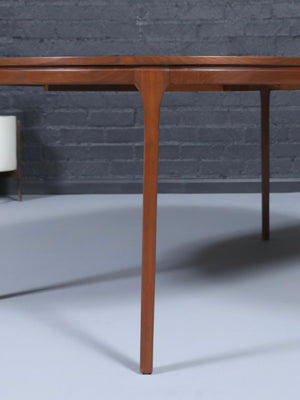 Expanding Mid-Century Modern Walnut Dining Table, c.1960’s
