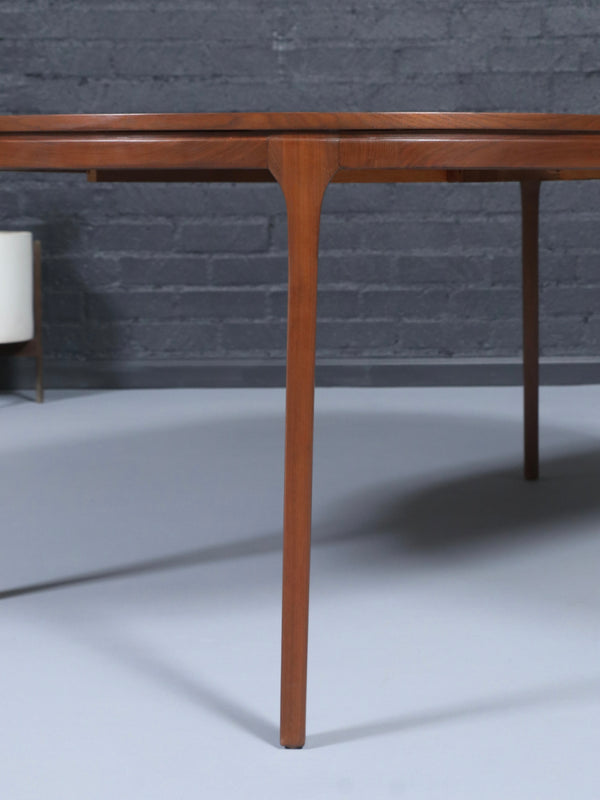 Expanding Mid-Century Modern Walnut Dining Table, c.1960’s