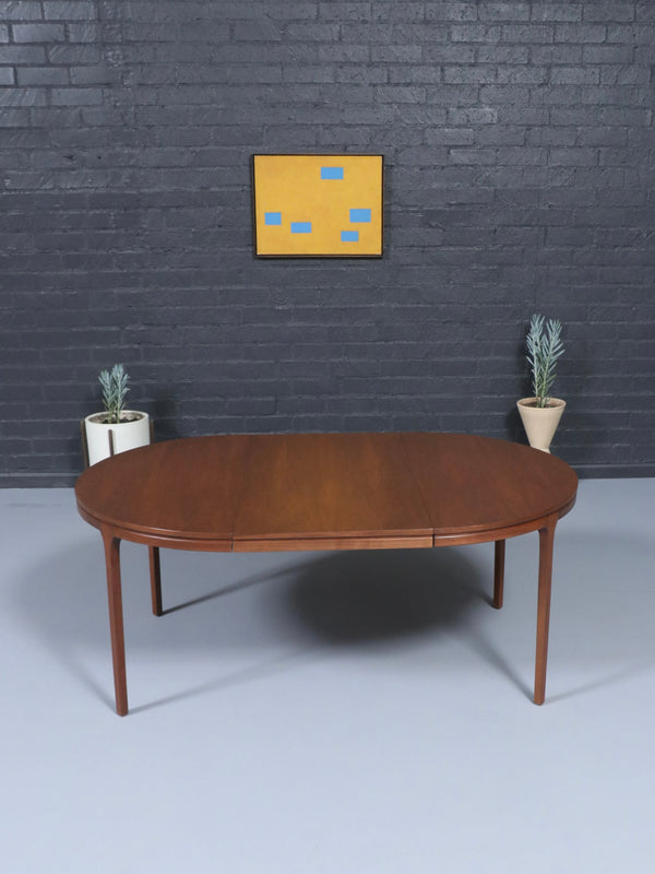Expanding Mid-Century Modern Walnut Dining Table, c.1960’s