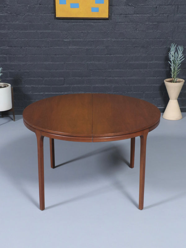 Expanding Mid-Century Modern Walnut Dining Table, c.1960’s