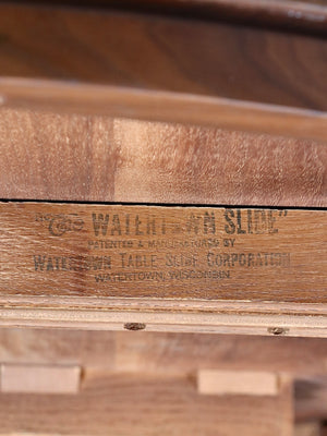 Expanding Mid-Century Modern Walnut Dining Table, c.1960’s