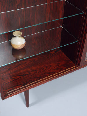 Danish Modern Rosewood Bookcase by Carlo Jensen for Hundevad & Co., c.1960’s