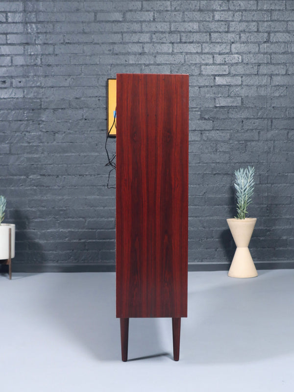 Danish Modern Rosewood Bookcase by Carlo Jensen for Hundevad & Co., c.1960’s