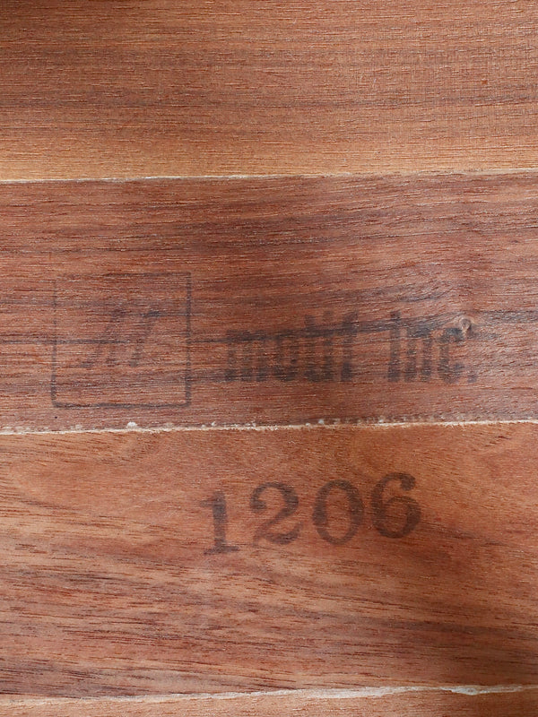 Mid-Century Modern Hexagonal Walnut Side Table, c.1960’s