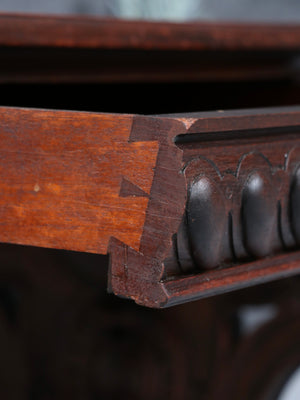 Italian Renaissance Style Carved Mahogany Table or Desk, c.1920’s