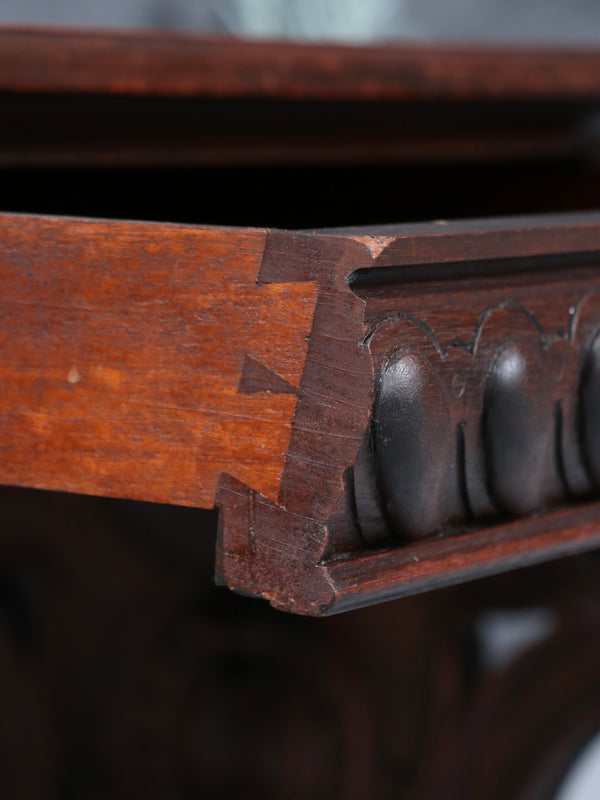 Italian Renaissance Style Carved Mahogany Table or Desk, c.1920’s