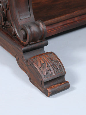 Italian Renaissance Style Carved Mahogany Table or Desk, c.1920’s