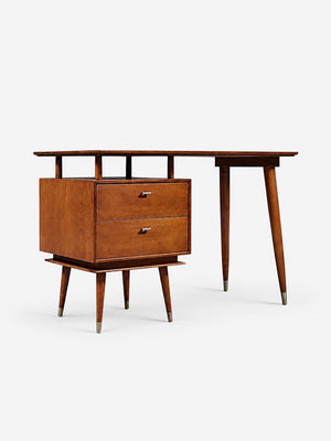 Mid Century Modern Two-Drawer Writing Desk, c.1960's