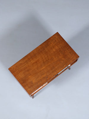 Mid-Century Modern Side Table w/ Open Bookshelf, c.1950’s