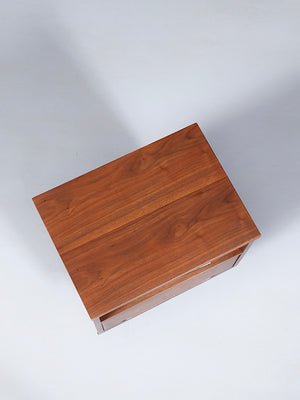 Single Mid-Century Modern Night Stand w/ Bookcase by L.A. Period, c.1960’s