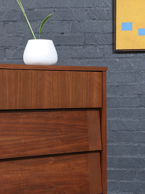 Mid-Century Modern Highboy Dresser w/ Slatted Drawers, c.1960’s
