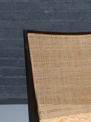 Set of 6 Edward J. Wormley Cane Dining Chairs for Dunbar, c.1950’s