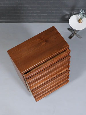 John Keal Walnut Highboy Dresser for Brown Saltman, c.1960’s