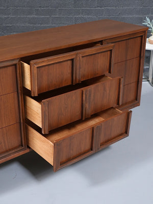 Mid-Century Modern Walnut Dresser by Union Made Carpenters, c.1960’s