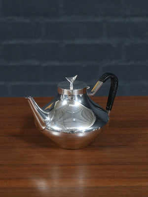 4 pcs. Mid-Century Danish Modern Reed & Barton Model 1720 Coffee/Tea Set, c.1960’s