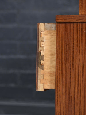 Mid-Century Modern Zebrawood Highboy Dresser by American of Martinsville, c.1960’s