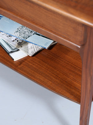 Pair of Mid-Century Modern Side Tables w/ Bookshelves by Mersman, c.1960’s