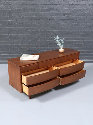 Mid-Century Modern Walnut Dresser by Dixie, c.1960’s