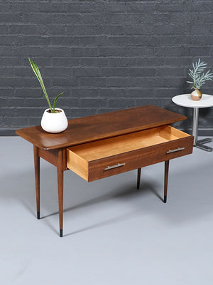 Mid-Century Modern “Acclaim” Walnut Console Table by Lane, c.1960’s