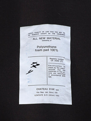 Pair of Italian Post Modern Leather Stools by Chateau D'ax, c.1980’s