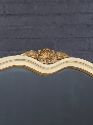 Vintage French Provincial Style “Limoges” Painted Dresser w/ Mirror by Drexel, c.1960’s
