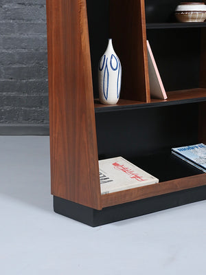 Mid-Century Modern Pyramid Bookcase by Merton Gershun for Dillingham, c.1960’s