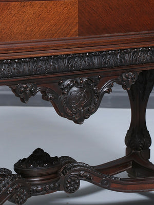 American Victorian Carved Mahogany Buffet Server / Sideboard, c.1900’s
