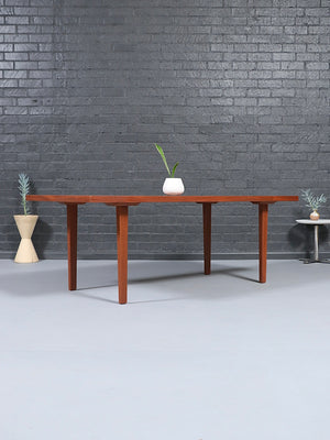 Mid-Century Danish Modern Sculpted Teak Dining Table, c.1950’s