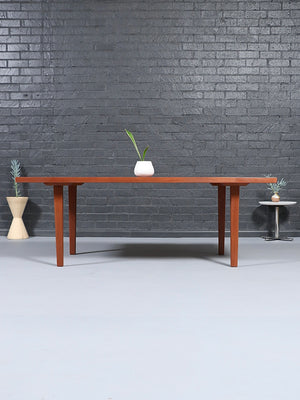 Mid-Century Danish Modern Sculpted Teak Dining Table, c.1950’s