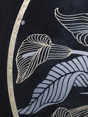 Post Modern Lily Flowers Wall Mirror by Richard Sandoval for Windsor Art, c.1980’s