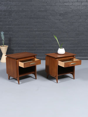 Pair of Mid-Century Modern “Projection” Night Stands by John Van Koert for Drexel, c.1960’s