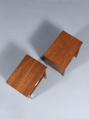 Pair of Mid-Century Modern “Projection” Night Stands by John Van Koert for Drexel, c.1960’s