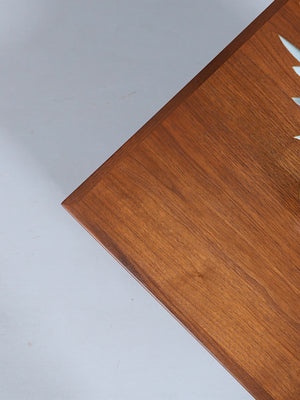Mid-Century Modern Sculpted Walnut Side Table by Heritage, c.1950’s