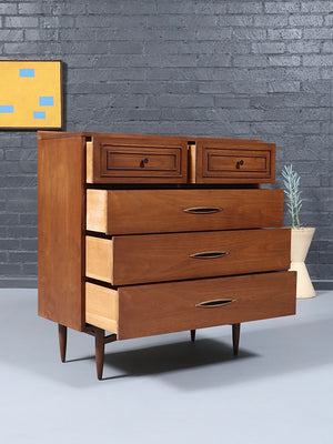 Mid-Century Modern “Sculptra” Highboy Dresser by Broyhill , c.1960’s