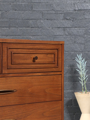 Mid-Century Modern “Sculptra” Highboy Dresser by Broyhill , c.1960’s