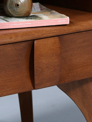 Heywood Wakefield “Kohinoor” Night Stand w/ Bookcase, c.1950’s