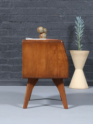 Heywood Wakefield “Kohinoor” Night Stand w/ Bookcase, c.1950’s