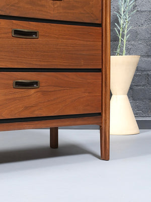 Mid-Century Modern Walnut 7-Drawer Dresser by Lane, c.1960’s