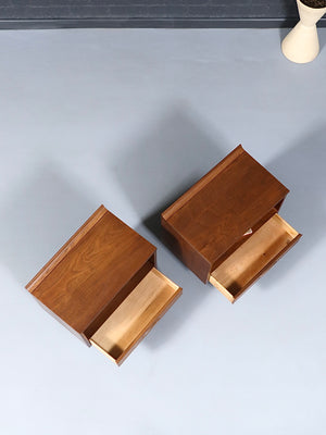 Pair of Mid-Century Modern “Sculptra” Night Stands by Broyhill, c.1960’s