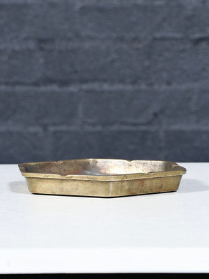 Mid-Century Modern Hexagonal Brass Tray, c.1960’s