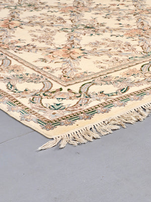 Vintage French Aubusson Savonnerie Revival Floral Rug, c.1990’s