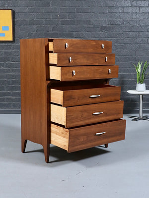 Mid Century Modern Profile Highboy by John Van Koert for Drexel, c.1950's