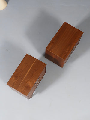 Pair of Mid-Century Modern Walnut Night Stands, c.1960’s