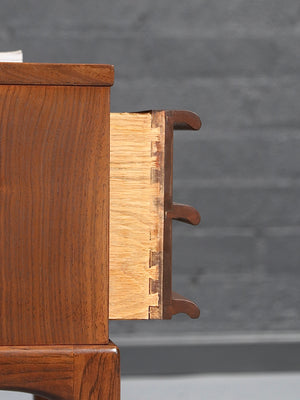 Pair of Mid-Century Modern “Rhythm” Walnut Night Stands by Lane, c.1960’s