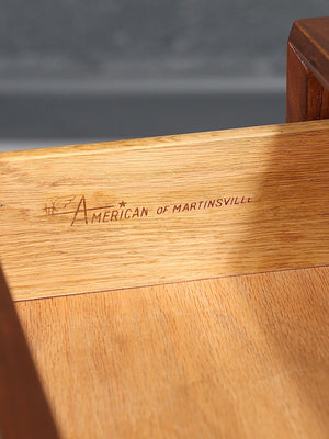 Pair of Mid-Century Modern Walnut Night Stands by American of Martinsville, c.1950’s